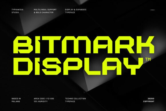 Bitmark Font Review for Creative Product Design