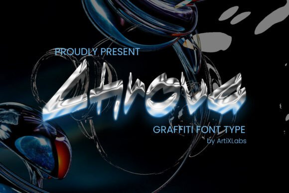 Chrova: The Cyber-Tech Graffiti Typeface for Bold Branding