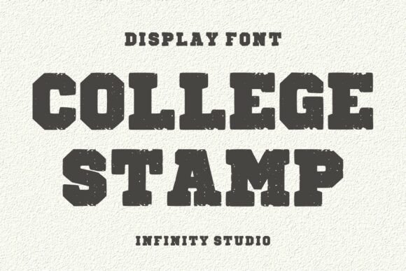 College Stamp Font for Bold Branding and Display Campaigns