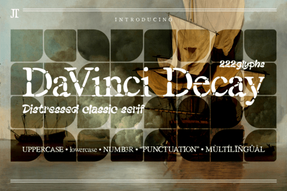 Davinci Decay Font for Modern Web Design Projects