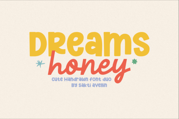 Dreams Honey Duo: A Charming Font for Makers and Sellers