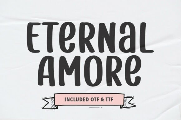 Eternal Amore Font for Romantic Brand Campaigns