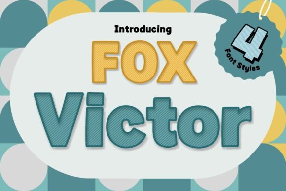 Fox Victor Display Font for Playful Web Design