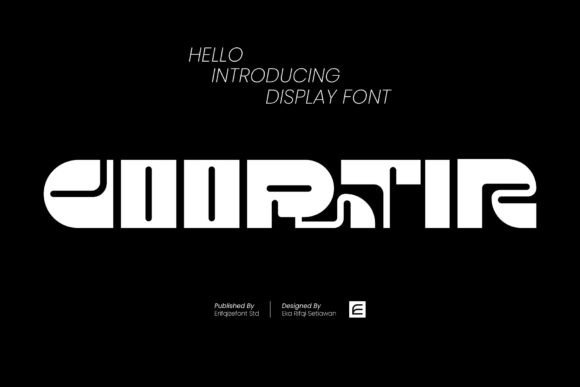 Goortir Typeface Review: Futuristic Display Font for Modern Branding