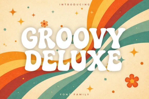 Groovy Deluxe Font for Bold Branding and Retro Campaigns