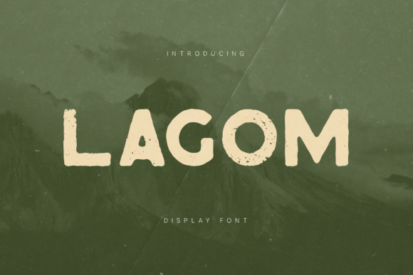 Lagom Typeface: Bold Vintage Display Fonts for Brand Identity