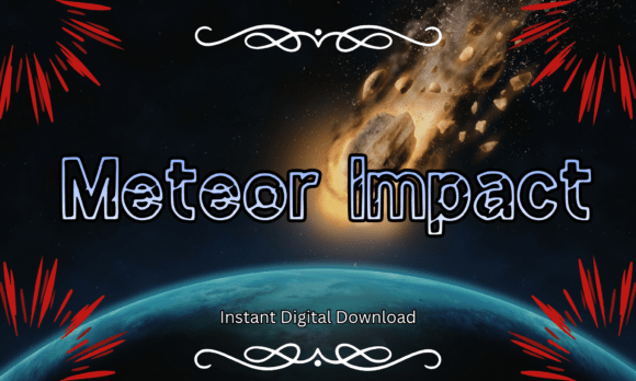 Meteor Impact Font for Bold Branding and Cosmic Creativity