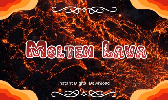 Molten Lava Font: A Display Typeface That Sparks Attention