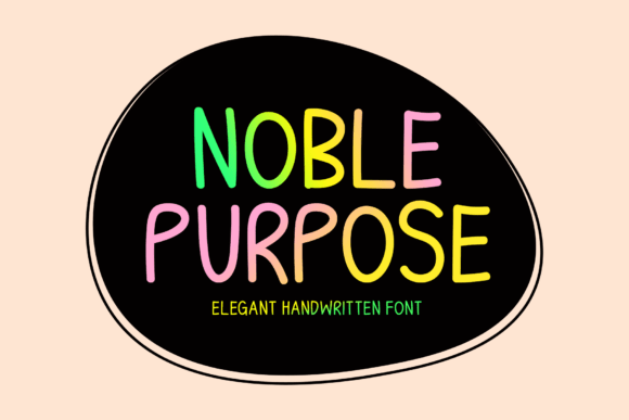 Noble Purpose Font: A Stylish Display Typeface for Modern Campaigns