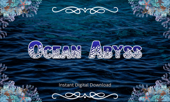 Ocean Abyss Font for Creative Branding Projects