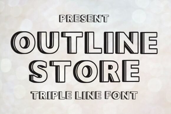 Outline Store Font for Bold, Cinematic Web Design