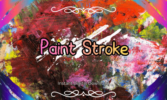 Paint Stroke Typeface: Bold Display Font for Handmade Brands