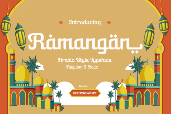 Ramangan: A Display Font for Elegant Branding