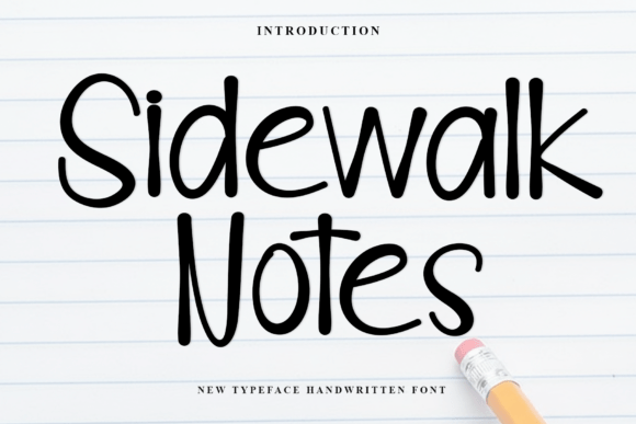 Sidewalk Notes Font: A Warm and Creative Typeface for Publishing