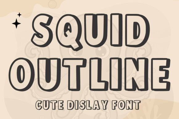 Squid Outline Font Review & Free Download
