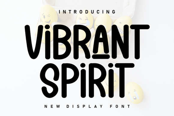Vibrant Spirit Font: A Handwritten Display Typeface for Editorial Projects